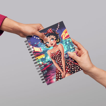 Betty Boop - Carnet spirale A5 | Rockabilly Carnets et bloc-notes Disney Shop | Anylem Beauty 