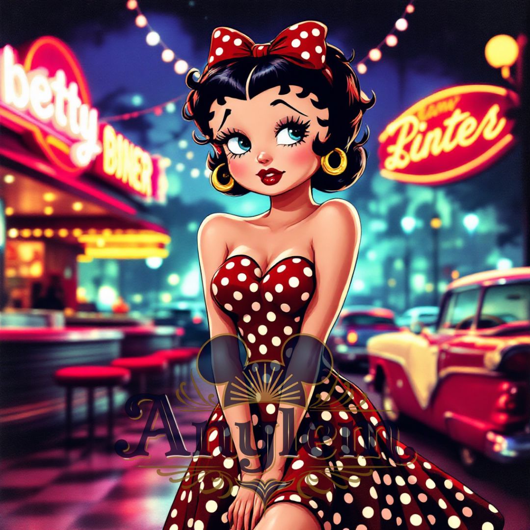 Betty Boop - Personnalisation | Rockabilly Personnalisation Disney Shop | Anylem Beauty 