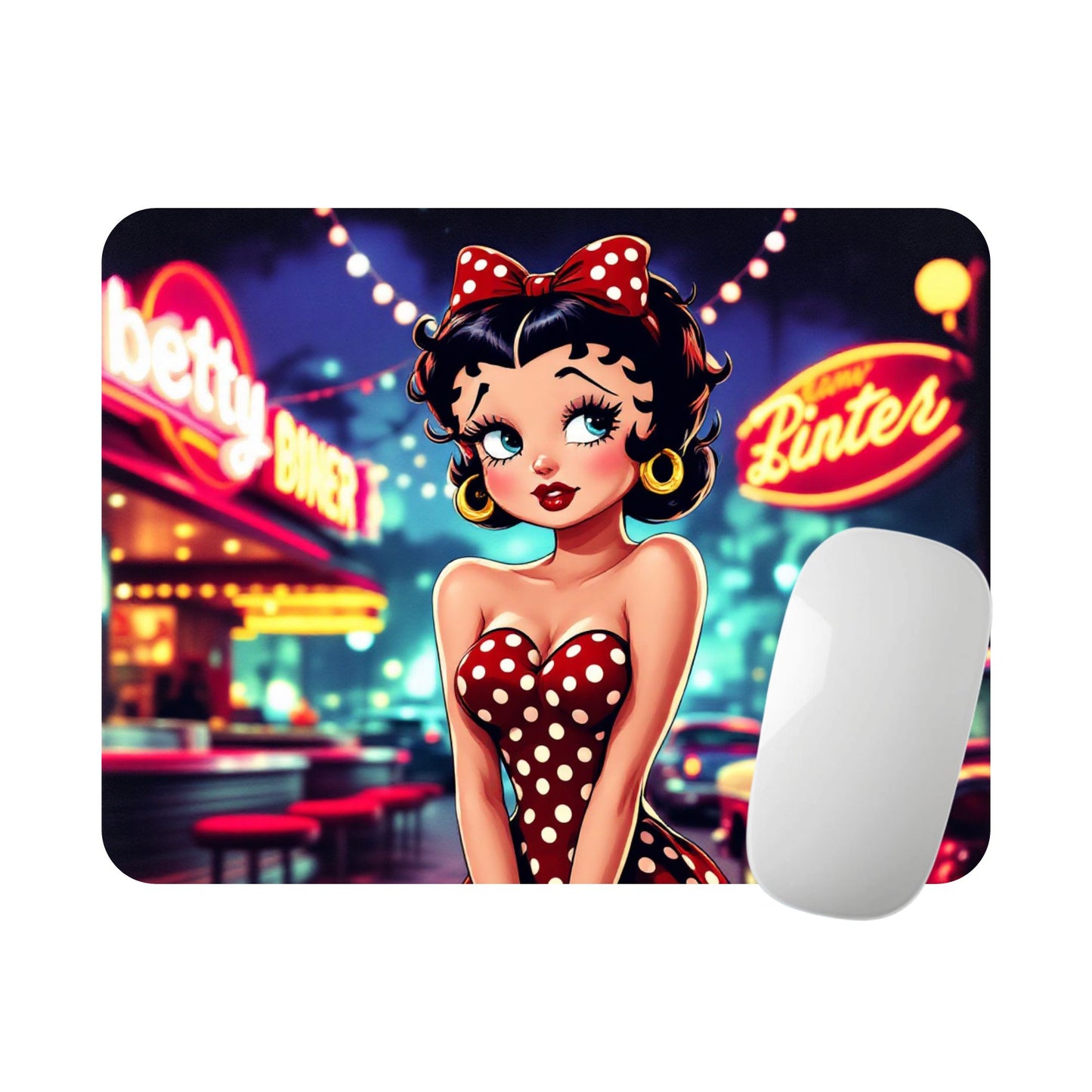 Betty Boop - Tapis de souris | Rockabilly Tapis de souris Disney Shop | Anylem Beauty 