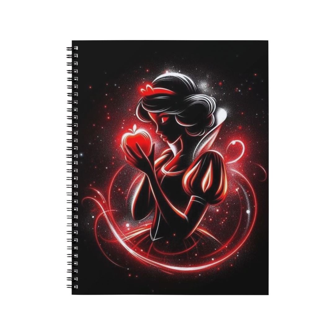 Blanche Neige - Carnet spirale A5 | Darkness Carnets et bloc-notes Disney Shop | Anylem Beauty 