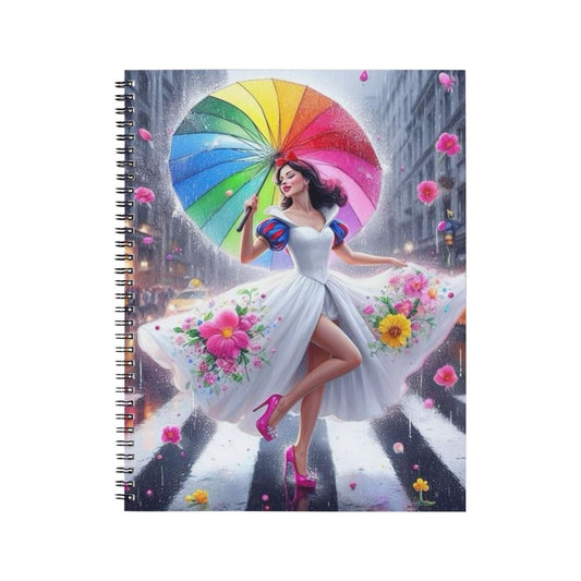 Blanche Neige - Carnet spirale A5 | Rainbow Carnets et bloc-notes Disney Shop | Anylem Beauty 