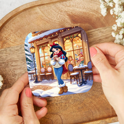 Blanche Neige - Dessous de verre | Hivernal Dessous de verres Disney Shop | Anylem Beauty 