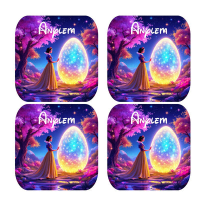 Blanche Neige - Dessous de verre | Pâques Dessous de verres Disney Shop | Anylem Beauty 