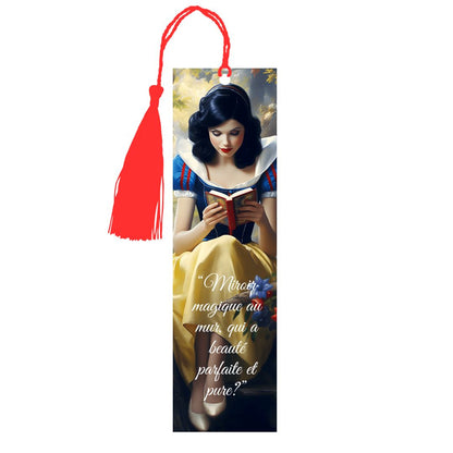 Blanche Neige - Marque-Pages avec prénom | Citation Marque-page Disney Shop | Anylem Beauty 