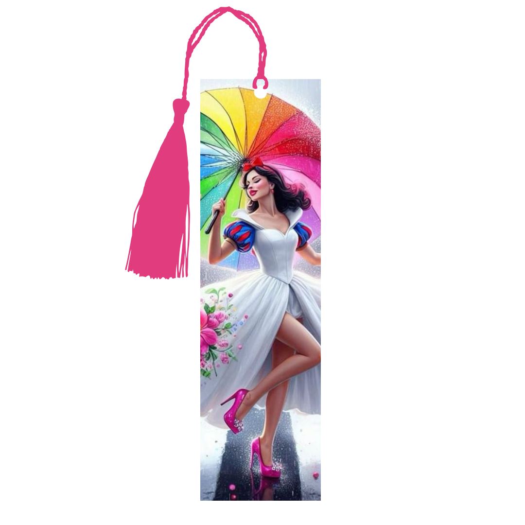 Blanche Neige - Marque-Pages avec prénom | Rainbow Marque-page Disney Shop | Anylem Beauty 