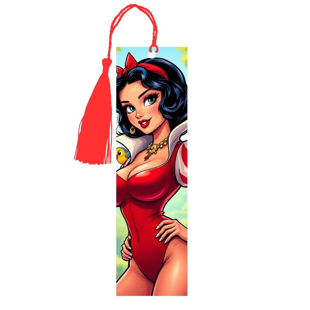 Blanche Neige - Marque-Pages avec prénom | Rockabilly Marque-page Disney Shop | Anylem Beauty 