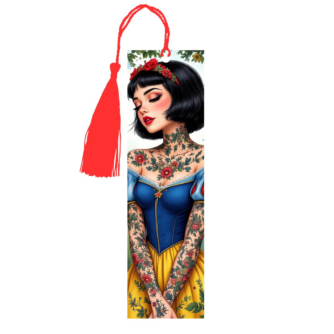 Blanche Neige - Marque-Pages avec prénom | Tatouage Marque-page Disney Shop | Anylem Beauty 