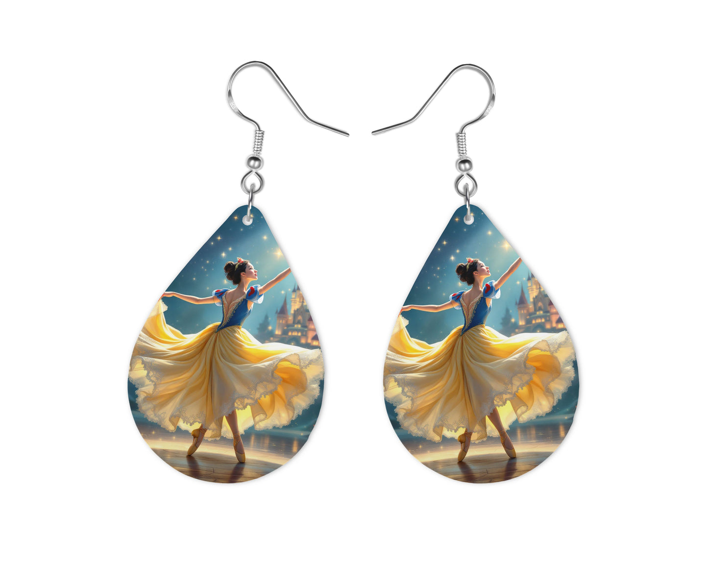 Blanche Neige - Personnalisation | Danseuse Personnalisation Disney Shop | Anylem Beauty Boucle d’oreilles 