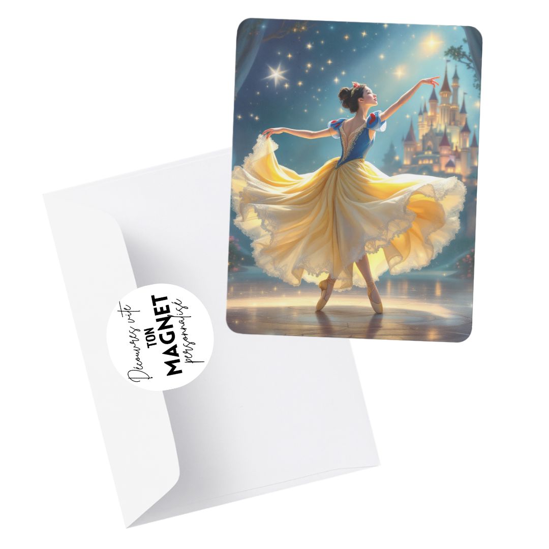 Blanche Neige - Personnalisation | Danseuse Personnalisation Disney Shop | Anylem Beauty Magnet 