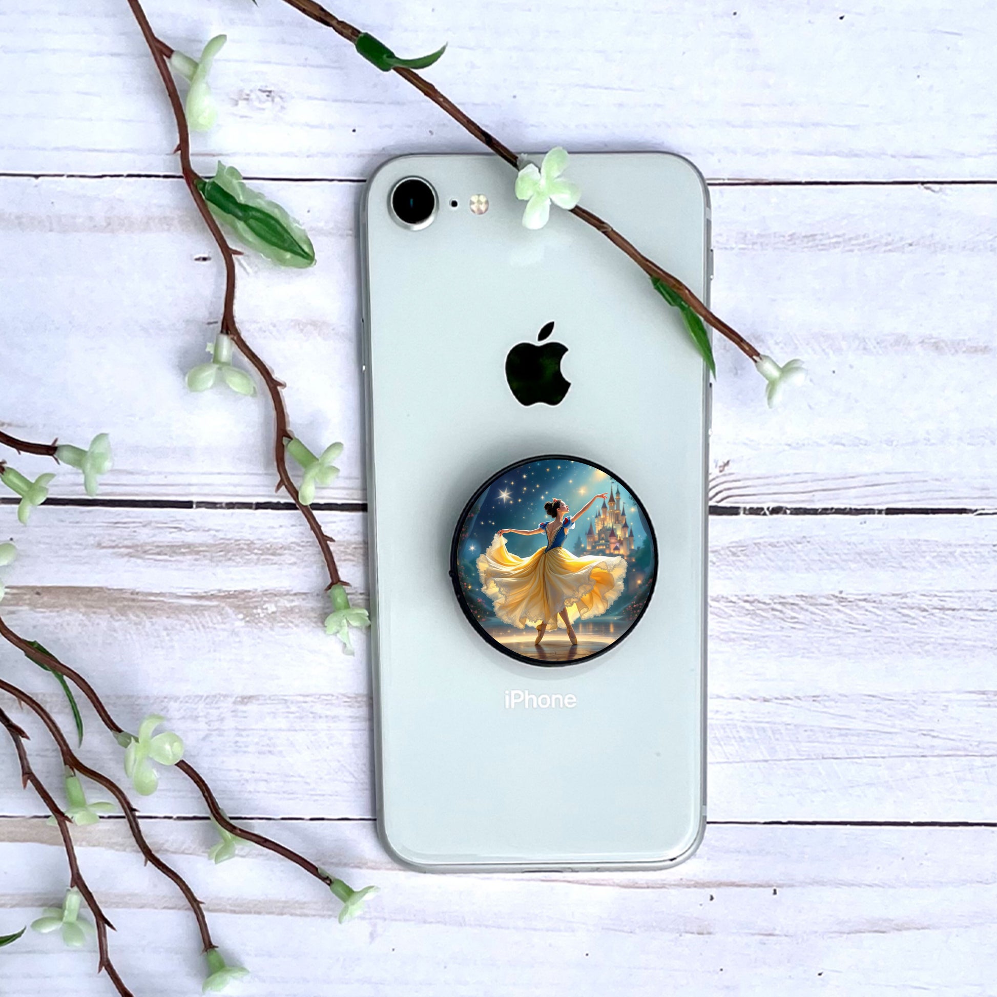 Blanche Neige - Personnalisation | Danseuse Personnalisation Disney Shop | Anylem Beauty Phone grip 