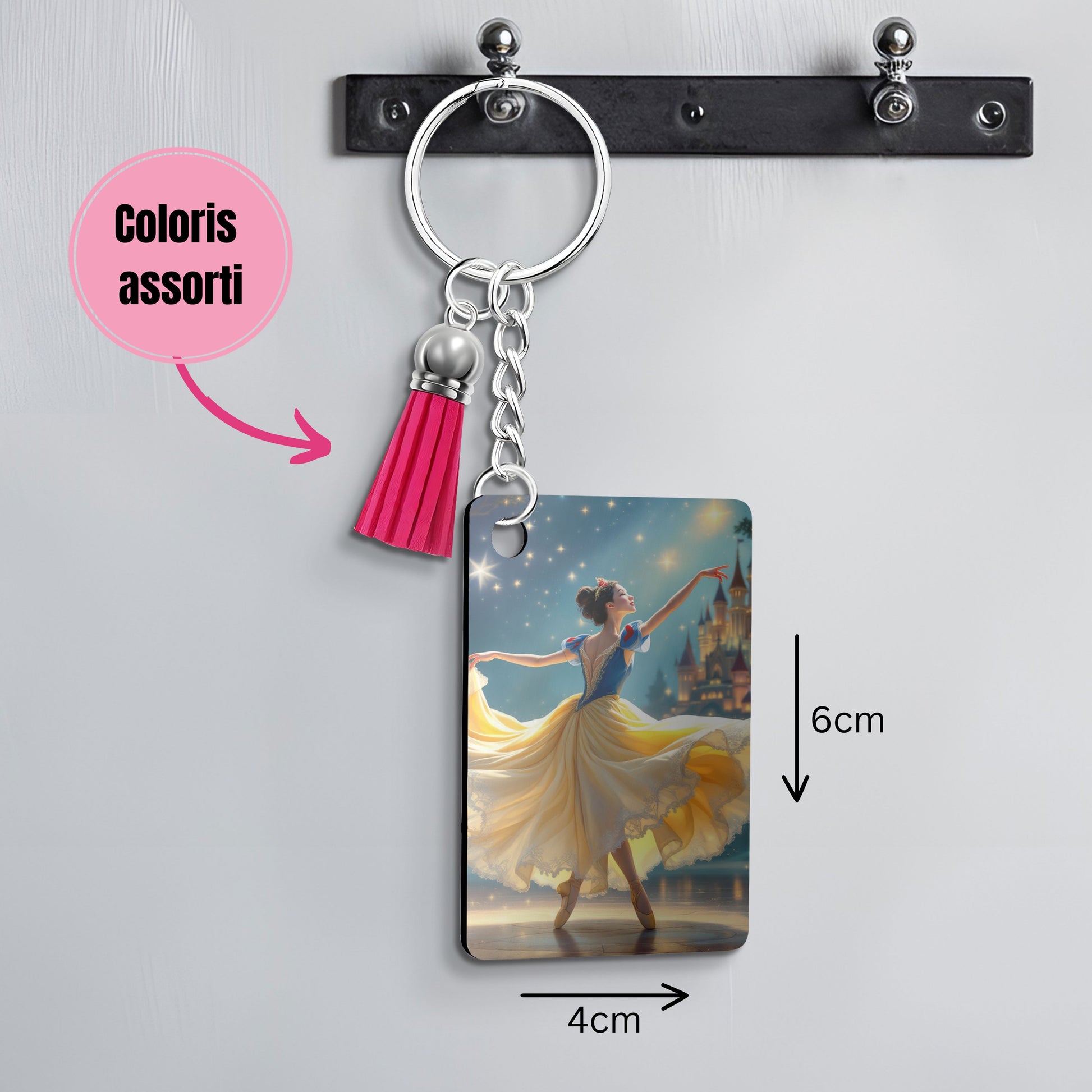 Blanche Neige - Personnalisation | Danseuse Personnalisation Disney Shop | Anylem Beauty Porte clé 