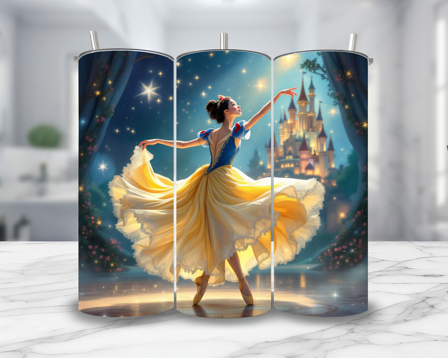 Blanche Neige - Personnalisation | Danseuse Personnalisation Disney Shop | Anylem Beauty Thermos 570ml 