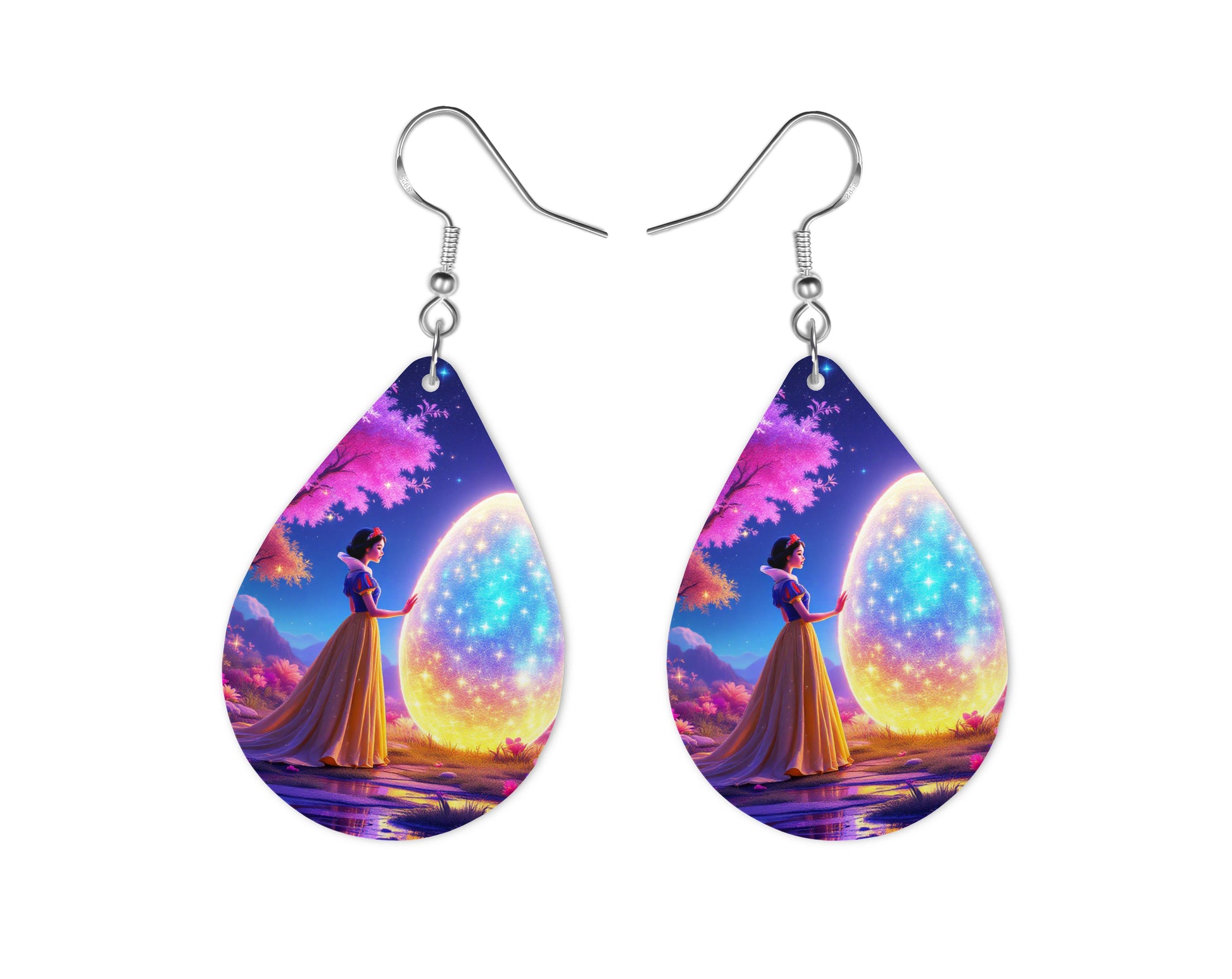 Blanche Neige - Personnalisation | Pâques Personnalisation Disney Shop | Anylem Beauty Boucle d’oreilles 