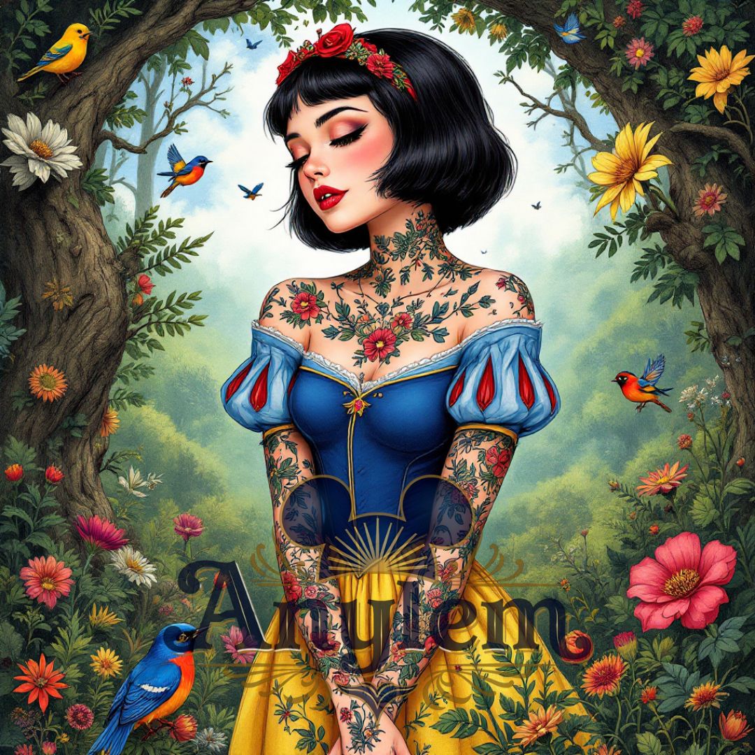 Blanche Neige - Personnalisation | Tatouages Personnalisation Disney Shop | Anylem Beauty 