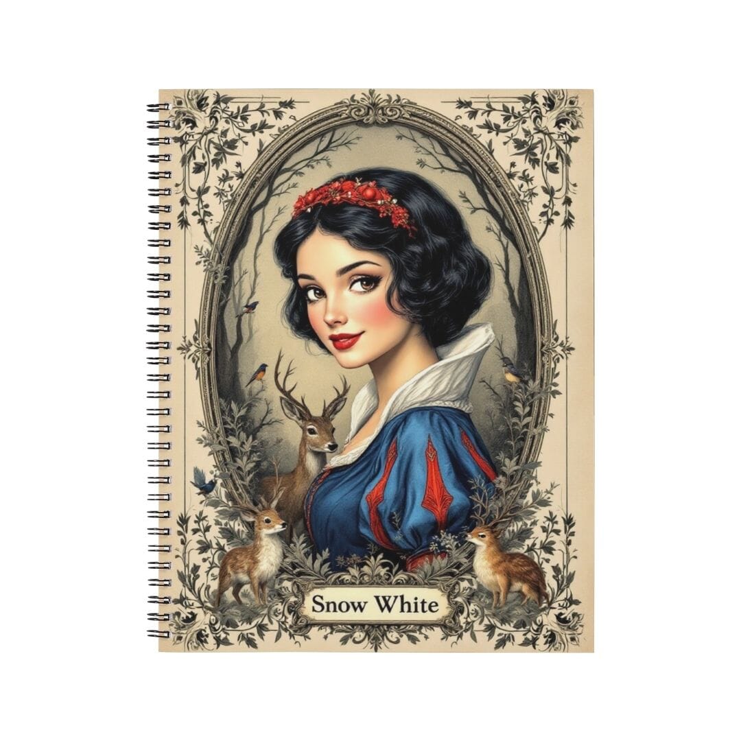 Blanche Neige - Personnalisation | Vintage Personnalisation Disney Shop | Anylem Beauty Carnet de notes A5 