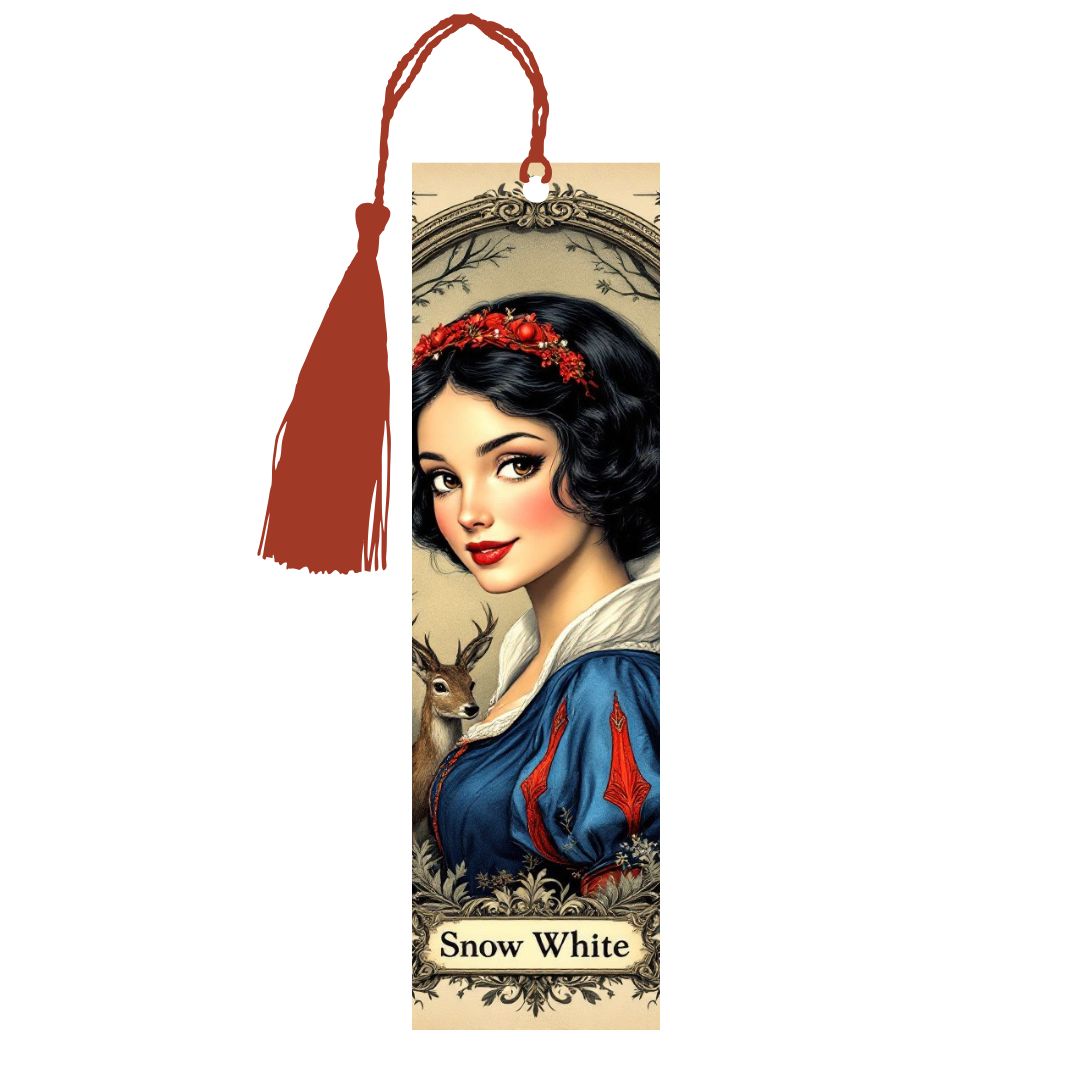 Blanche Neige - Personnalisation | Vintage Personnalisation Disney Shop | Anylem Beauty Marque page 