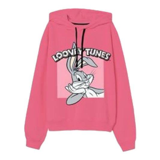 Bugs Bunny - Sweat à Capuche Rose Vêtements Warner Bros 