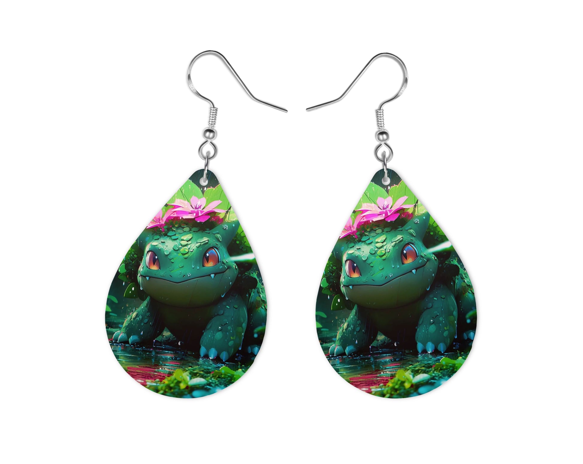 Bulbizarre - Personnalisation | Darkness Personnalisation Disney Shop | Anylem Beauty Boucle d’oreilles 