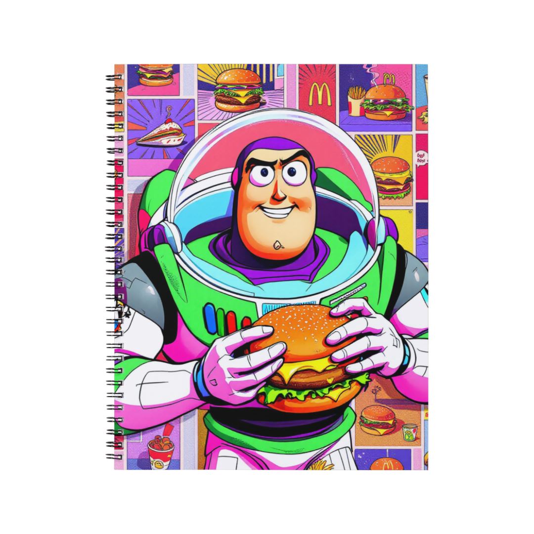 Buzz l’éclair - Carnet spirale A5 | Fastfood Carnets et bloc-notes Disney Shop | Anylem Beauty 