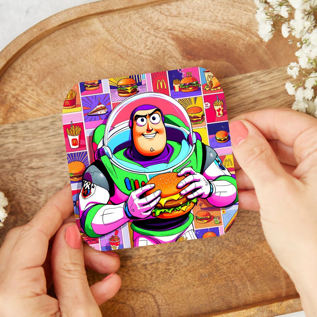 Buzz l’éclair - Dessous de verre | Fastfood Dessous de verres Disney Shop | Anylem Beauty 