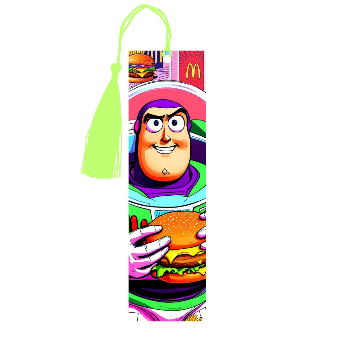 Buzz l’éclair - Marque-Pages avec prénom | Fastfood Marque-page Disney Shop | Anylem Beauty 