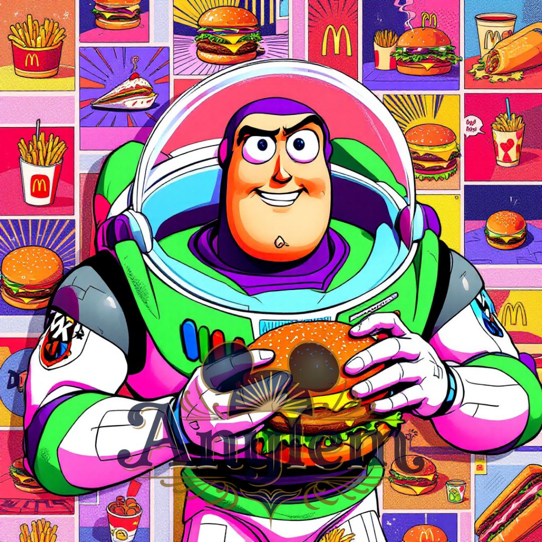 Buzz l'éclair - Personnalisation | Fast food Personnalisation Disney Shop | Anylem Beauty 