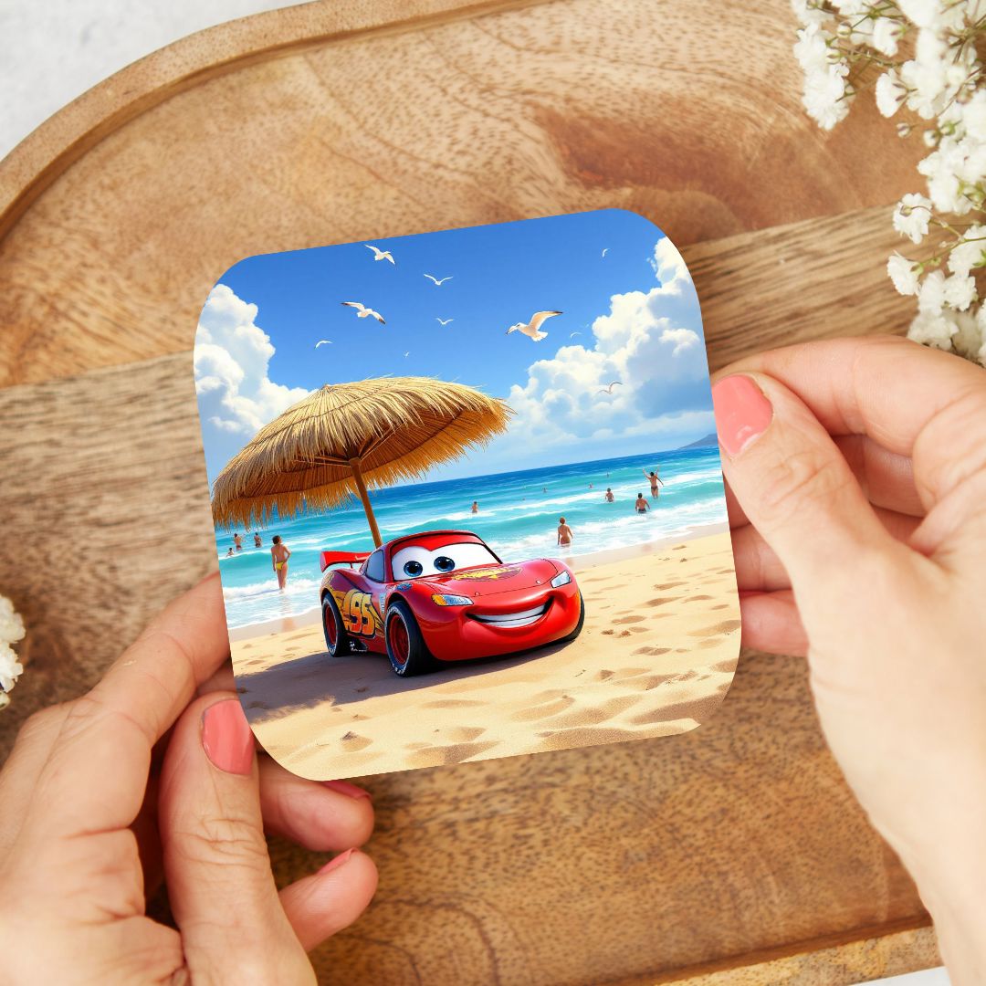 Cars - Personnalisation | Plage Personnalisation Disney Shop | Anylem Beauty Dessous de verres 