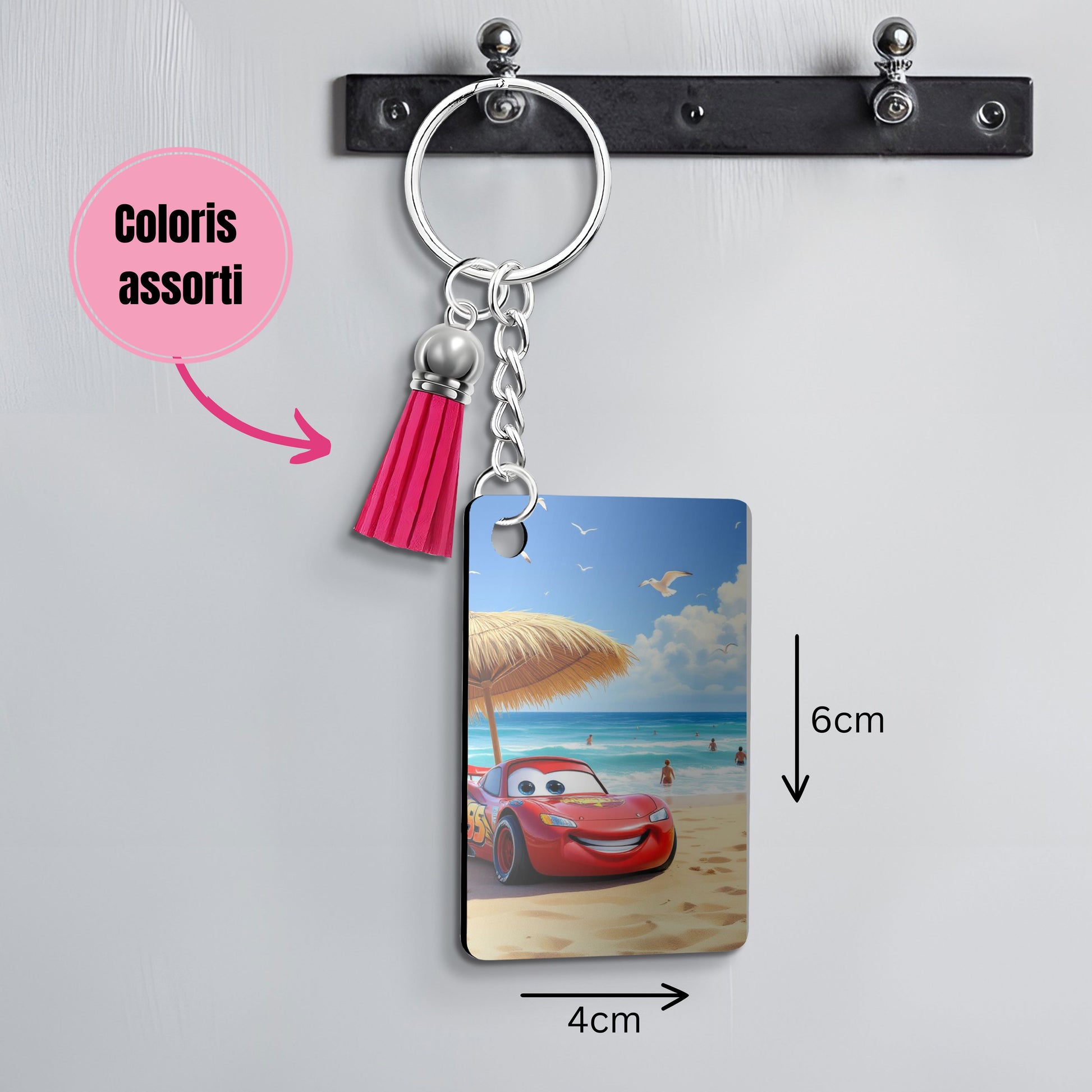 Cars - Personnalisation | Plage Personnalisation Disney Shop | Anylem Beauty Porte clé 