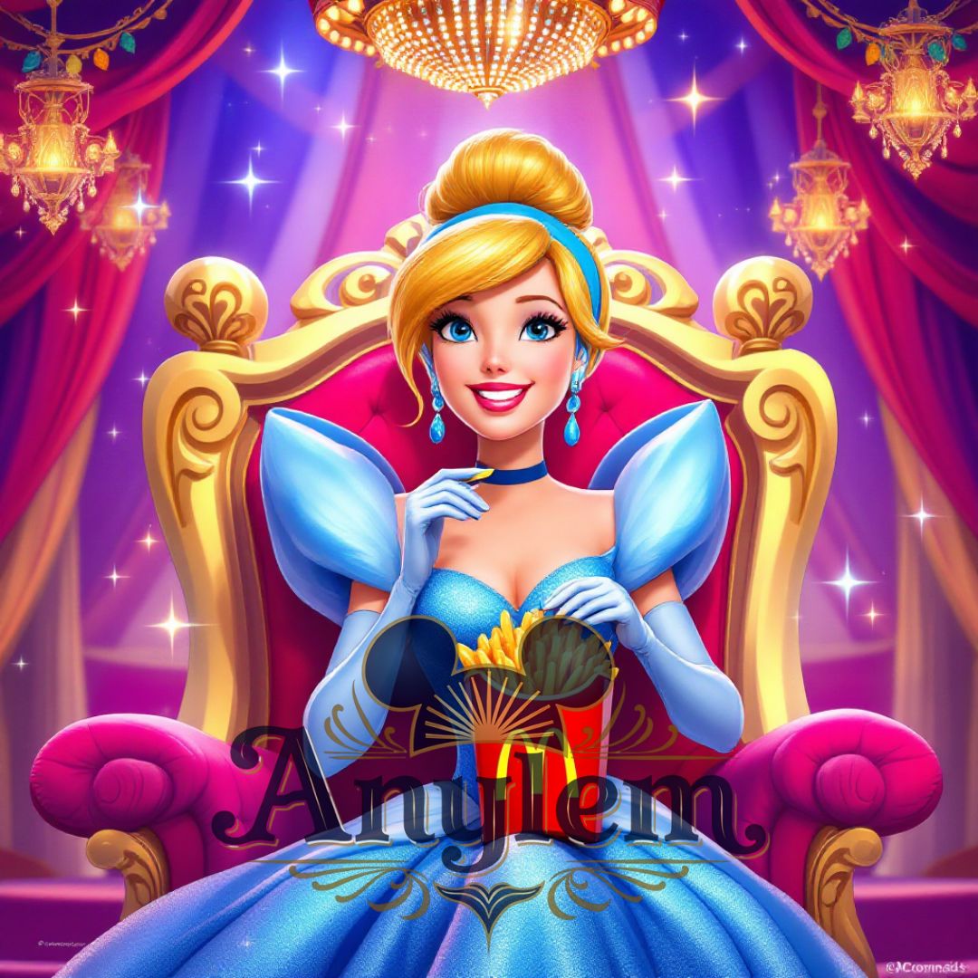 Cendrillon - Personnalisation | Fast food Personnalisation Disney Shop | Anylem Beauty 