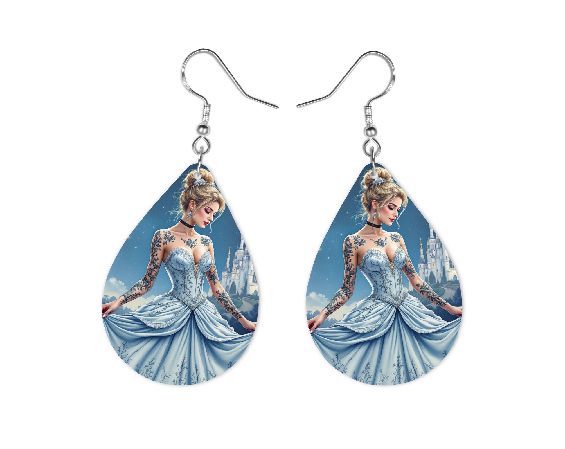 Cendrillon - Personnalisation | Tatouages Personnalisation Disney Shop | Anylem Beauty Boucle d’oreilles 