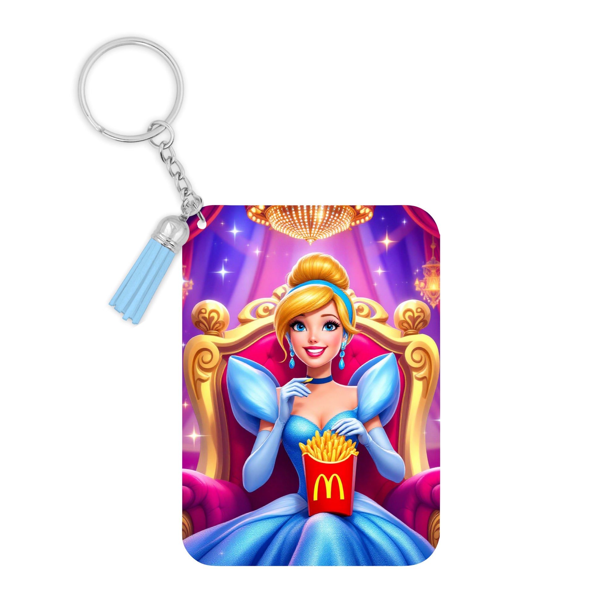 Cendrillon - Porte Clé avec prénom | Fastfood Porte-clés Disney Shop | Anylem Beauty 