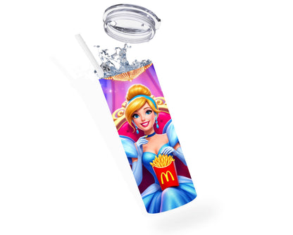 Cendrillon - Thermos en acier inoxydable 600ml | Fastfood Thermos inoxydable Disney Shop | Anylem Beauty 