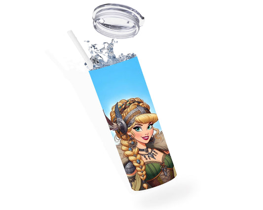 Cendrillon - Thermos en acier inoxydable 600ml | Viking Thermos inoxydable Disney Shop | Anylem Beauty 