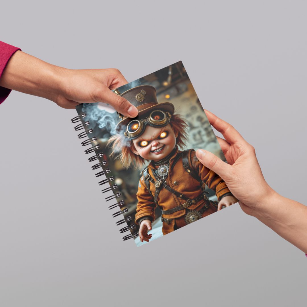 Chucky - Carnet spirale A5 | Steampunk Carnets et bloc-notes Disney Shop | Anylem Beauty 