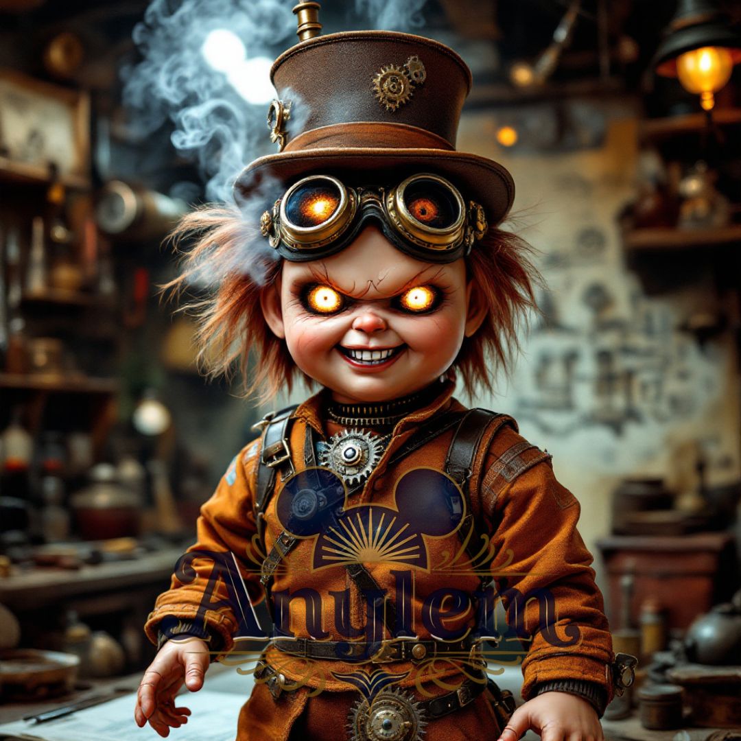 Chucky - Personnalisation | Steampunk Personnalisation Disney Shop | Anylem Beauty 