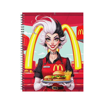 Cruella - Carnet spirale A5 | Fastfood Carnets et bloc-notes Disney Shop | Anylem Beauty 