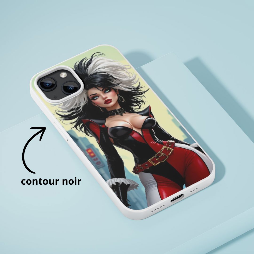 Cruella - Coque de téléphone | Rockabilly Coque de téléphone Disney Shop | Anylem Beauty 
