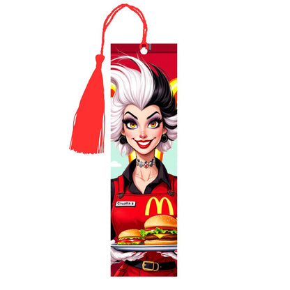 Cruella - Marque-Pages avec prénom | Fastfood Marque-page Disney Shop | Anylem Beauty 