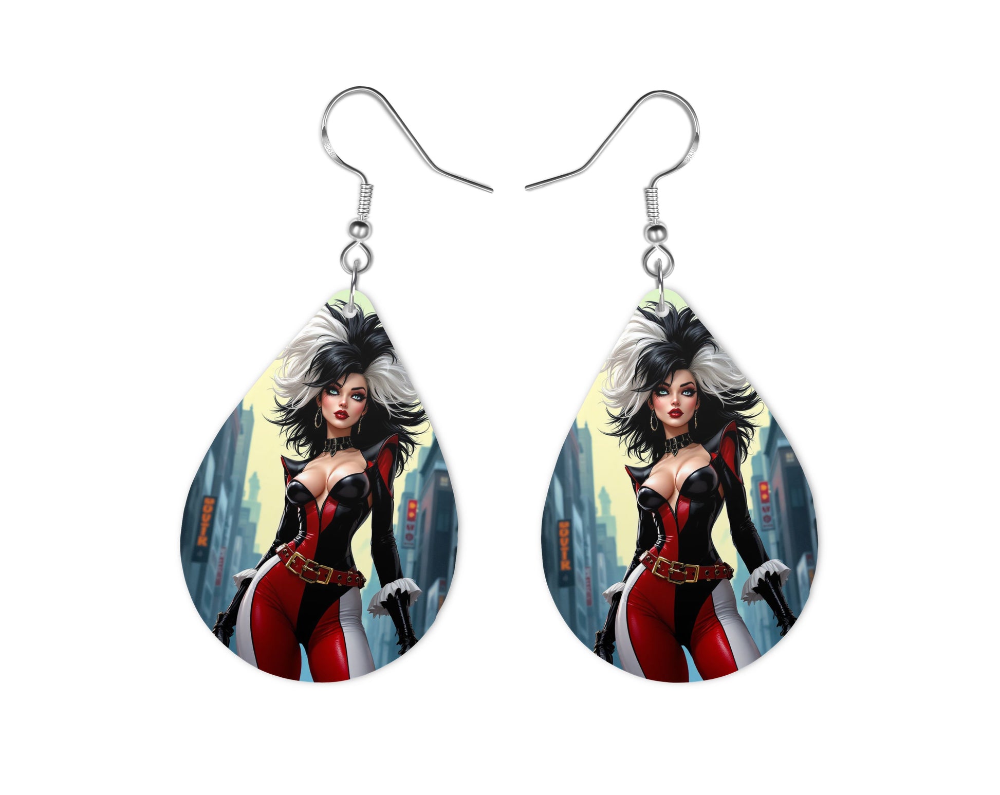 Cruella - Personnalisation | Rockabilly Personnalisation Disney Shop | Anylem Beauty Boucle d’oreilles 