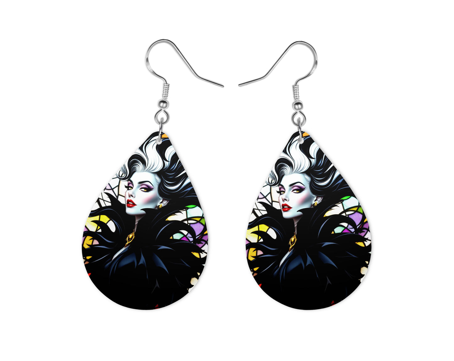 Cruella - Personnalisation | Vitraux Personnalisation Disney Shop | Anylem Beauty Boucle d’oreilles 