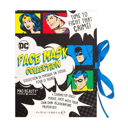 DC Comics - Kit 4 Masques Visage Masques Visage Mad Beauty 