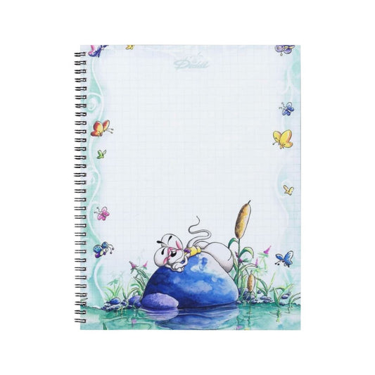 Diddl - Carnet spirale A5 | Rocher Carnets et bloc-notes Disney Shop | Anylem Beauty 