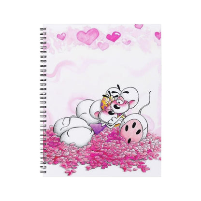 Diddl & Diddlina - Carnet spirale A5 | Love Carnets et bloc-notes Disney Shop | Anylem Beauty 