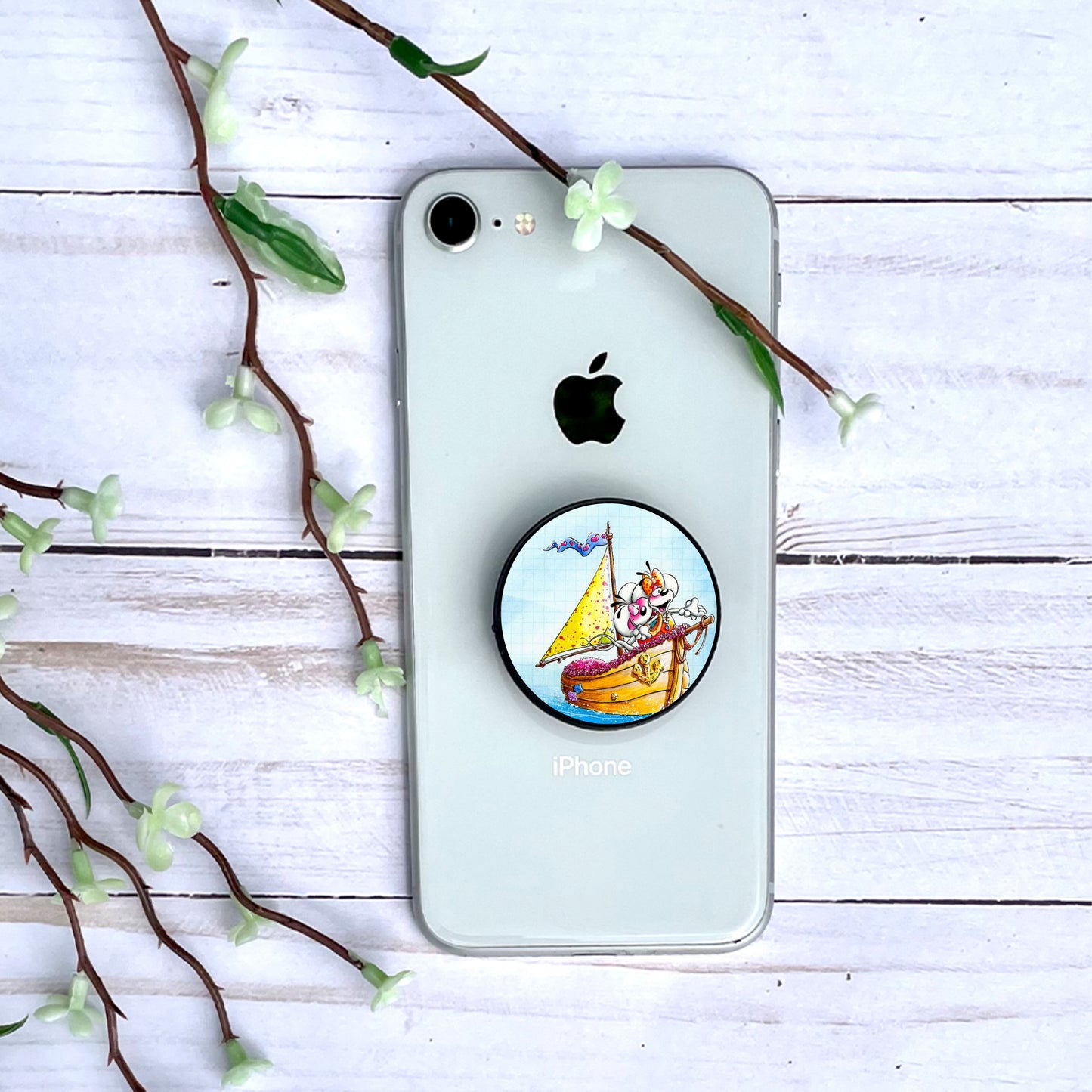 Diddl & Diddlina - Phone Grip | Bateau Phone Grip Disney Shop | Anylem Beauty 