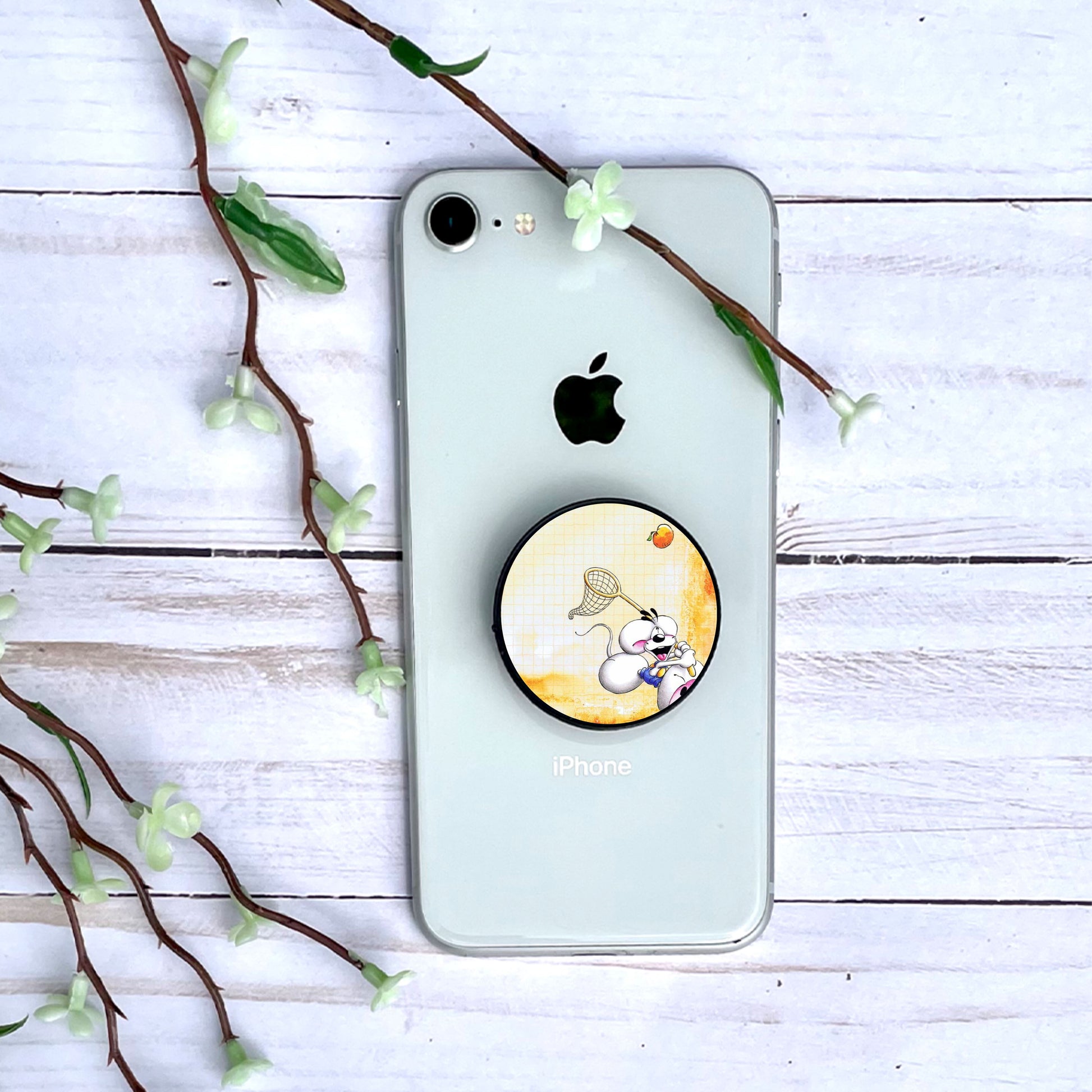 Diddl - Phone Grip | Pêche à l'orange Phone Grip Disney Shop | Anylem Beauty 