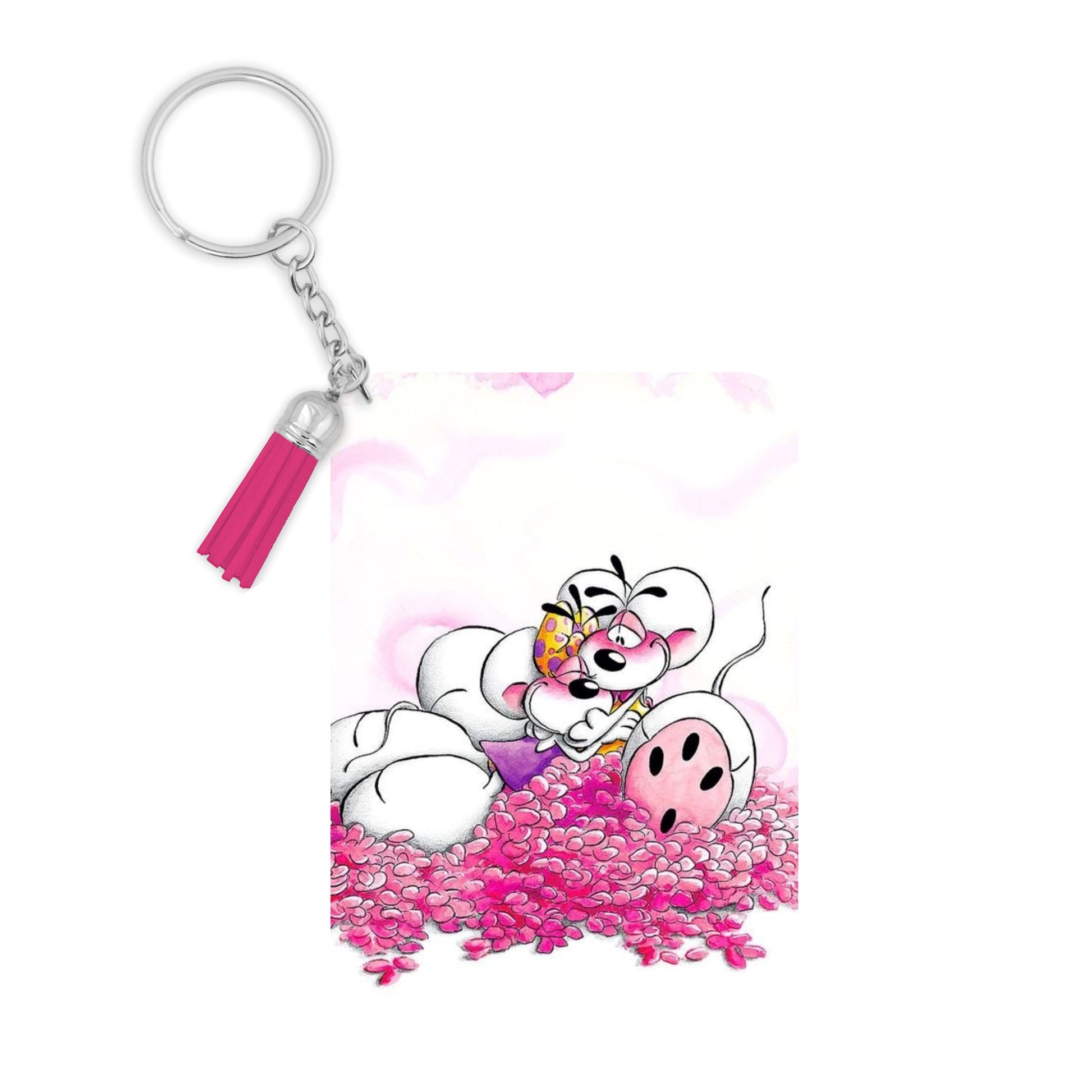 Diddl - Porte Clé avec prénom | Diddlina Love Porte-clés Disney Shop | Anylem Beauty 