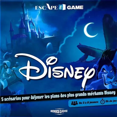 Disney - JDS Escape Game (Volume 2) Jeux de Societé Hachette 