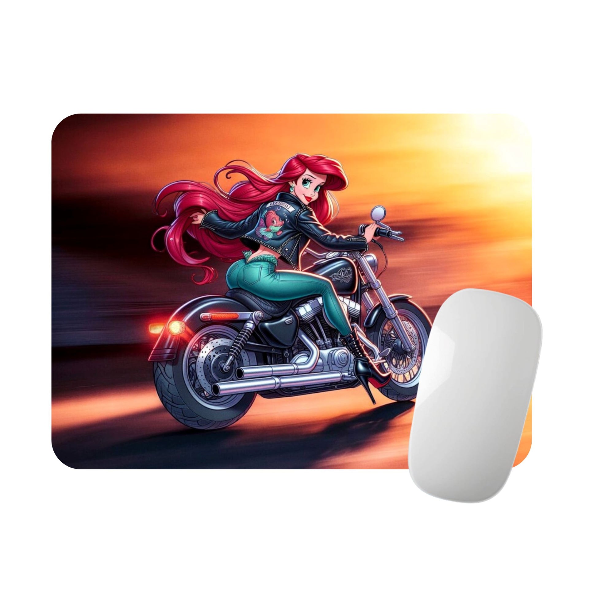 Disney - Tapis de souris "Biker" | Différents modèles Tapis de souris Disney Shop | Anylem Beauty Ariel 