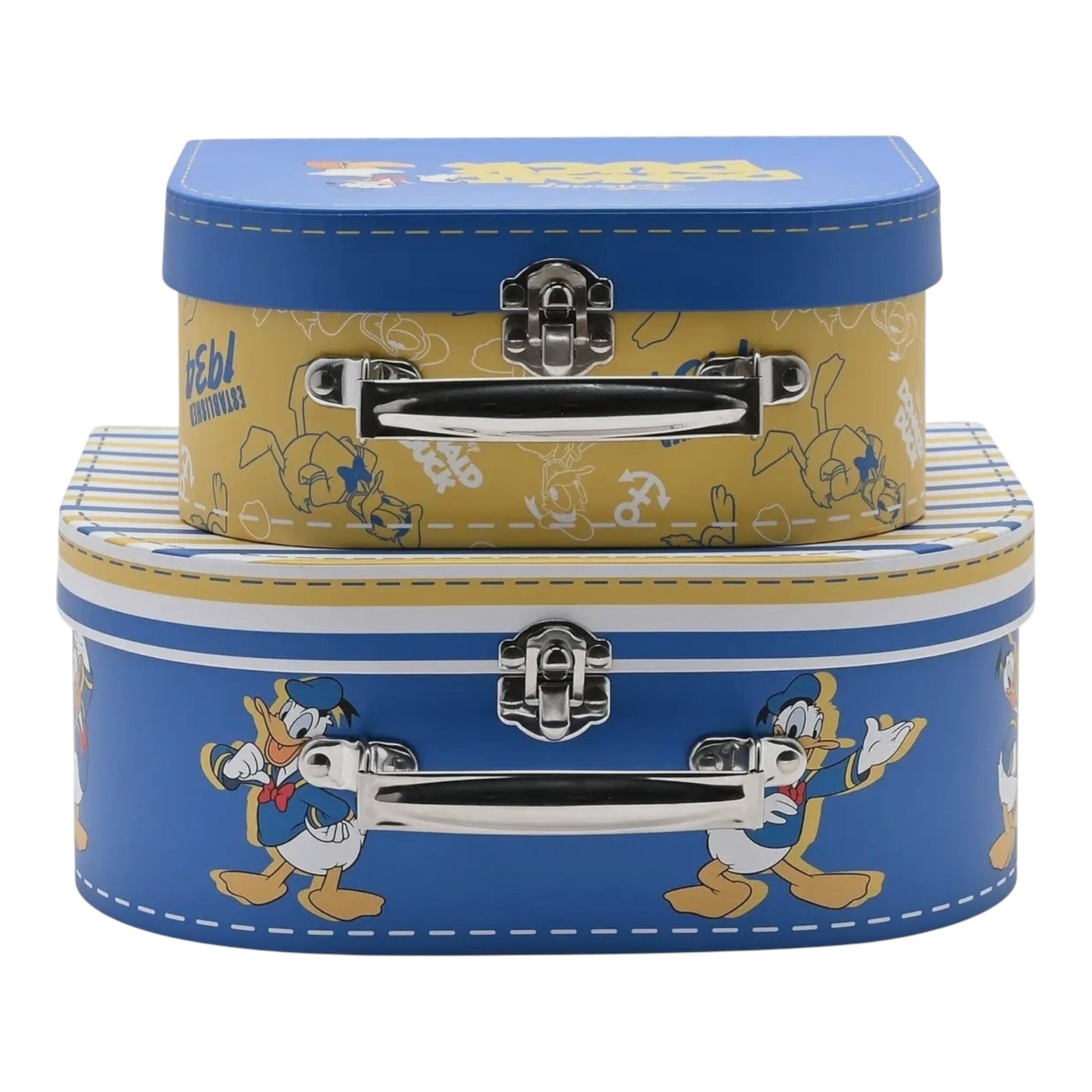 Donald Duck - Lot de 2 petites valises de rangement Boîte de rangement WIDDOP and Co. 