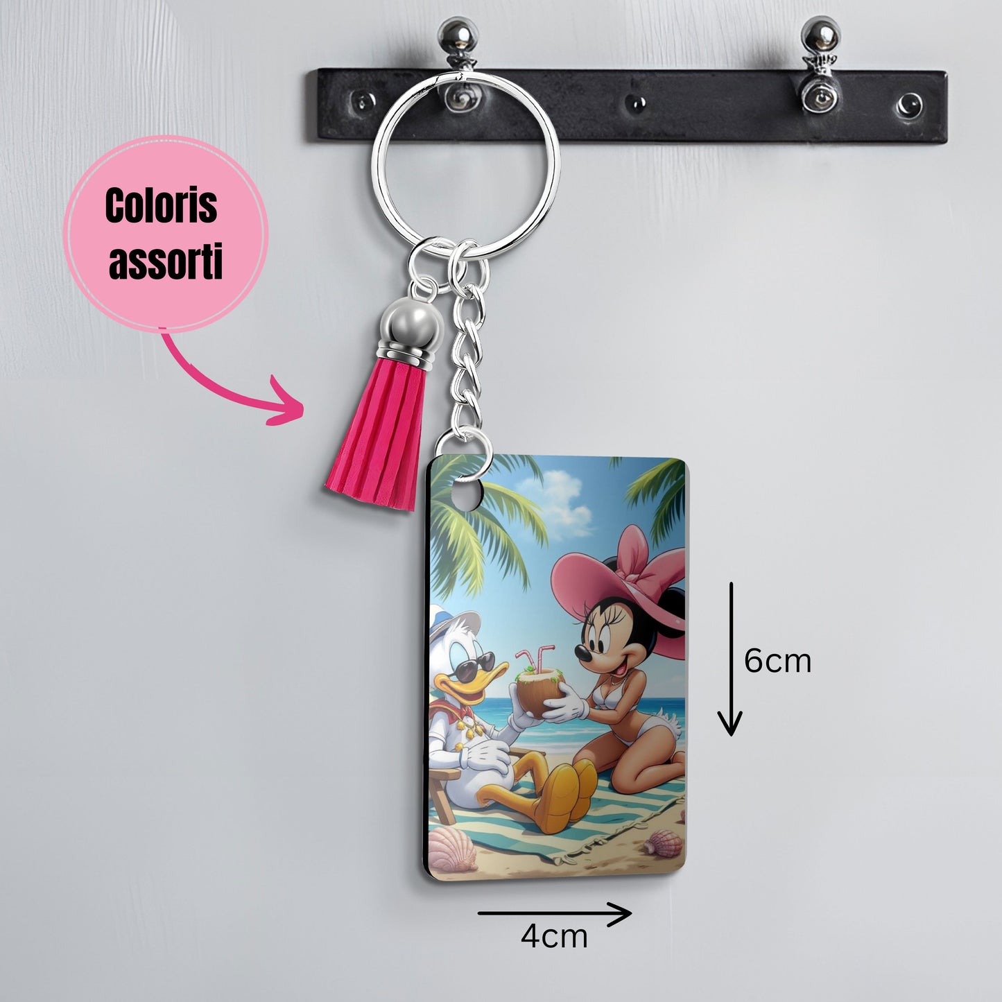 Donald & Minnie - Personnalisation | Plage Personnalisation Disney Shop | Anylem Beauty Porte clé 